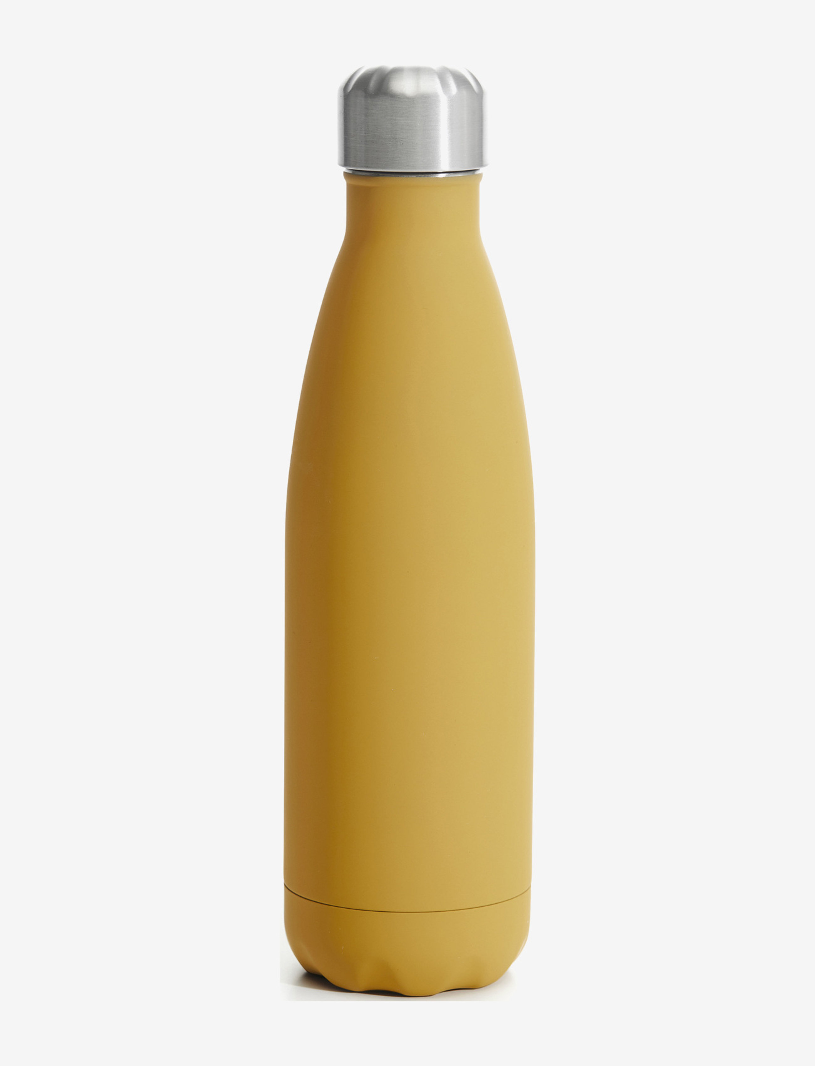 Sagaform Steel Bottle Rubber Finish 50Cl, Water Bottles, Gul, Str: 50 CL