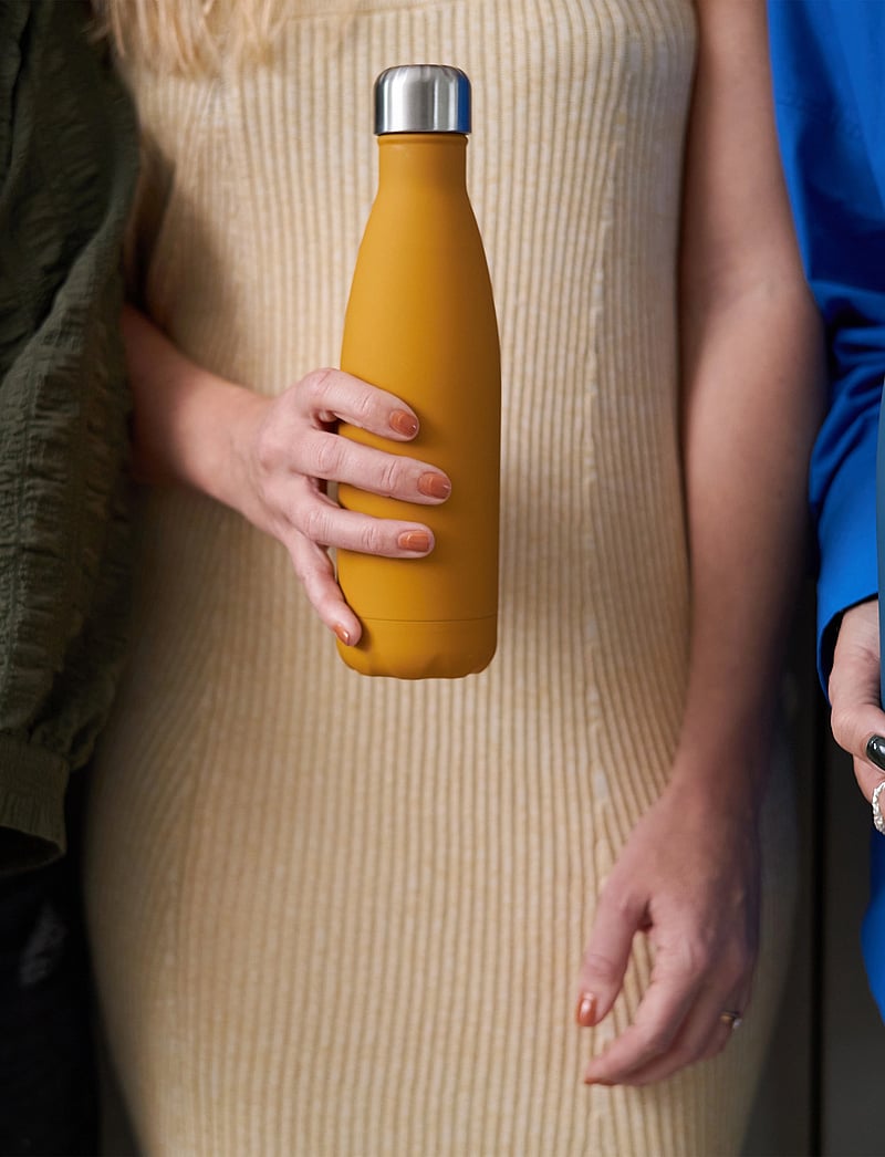 Sagaform - Steel bottle rubber finish 50cl - thermosflaschen - yellow - 2