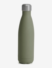 Sagaform - Steel bottle rubber finish 50cl - najniższe ceny - green - 0