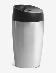 Sagaform - Car mug with lock button 24cl - termokopper - silver - 0