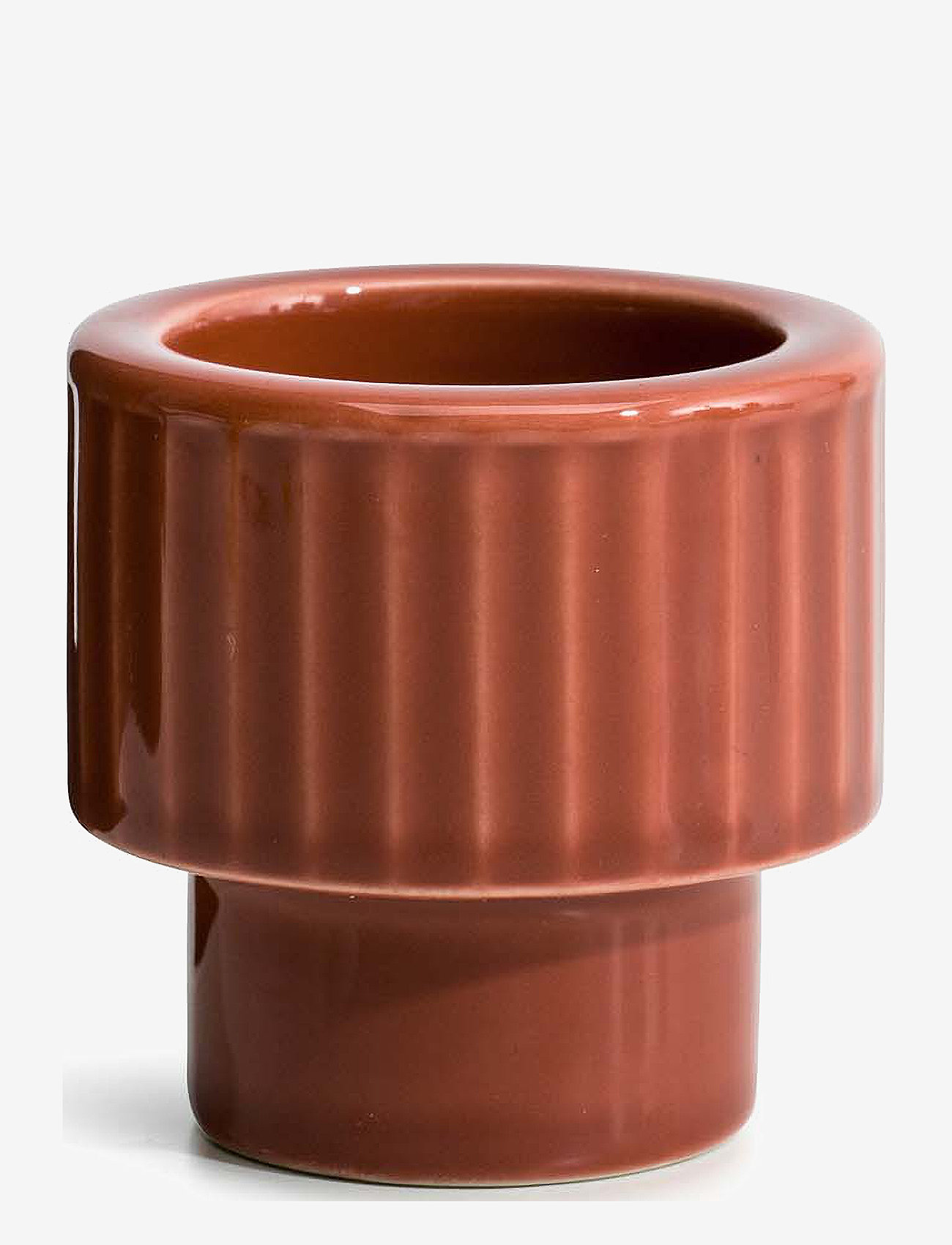 Sagaform - COFFEE & MORE, tealight/egg cup - telysholdere - terrakotta - 1