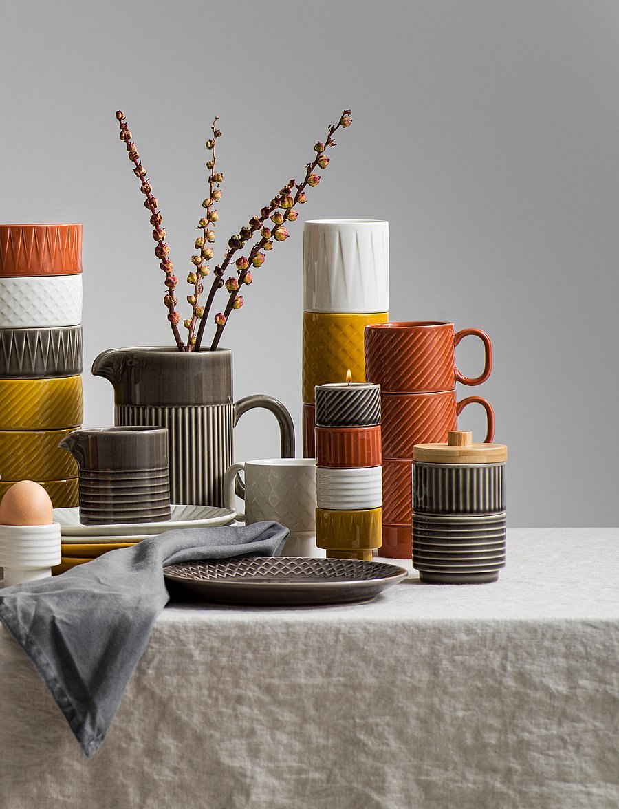 Sagaform - COFFEE & MORE, tealight/egg cup - teelichthalter - terrakotta - 0
