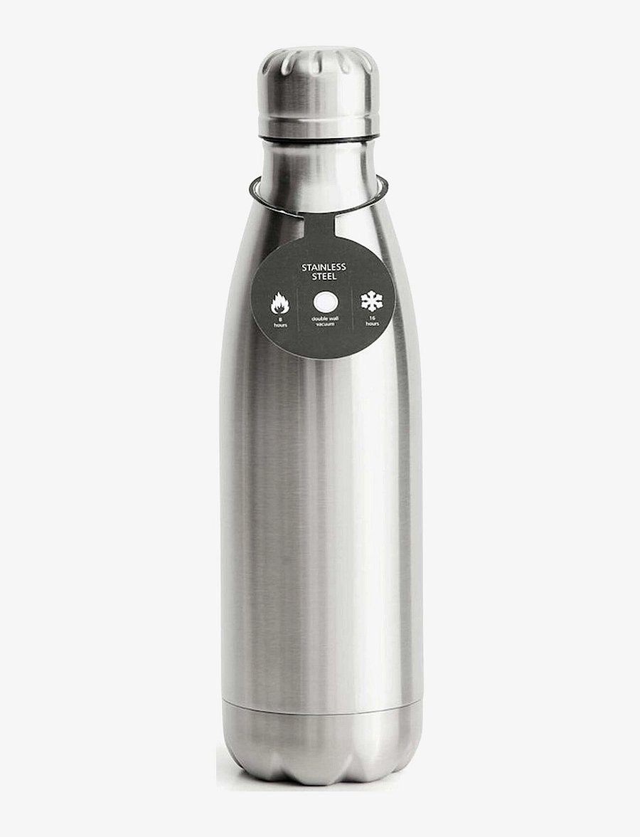 Sagaform - Olle steel bottle - thermosflaschen - silver - 1