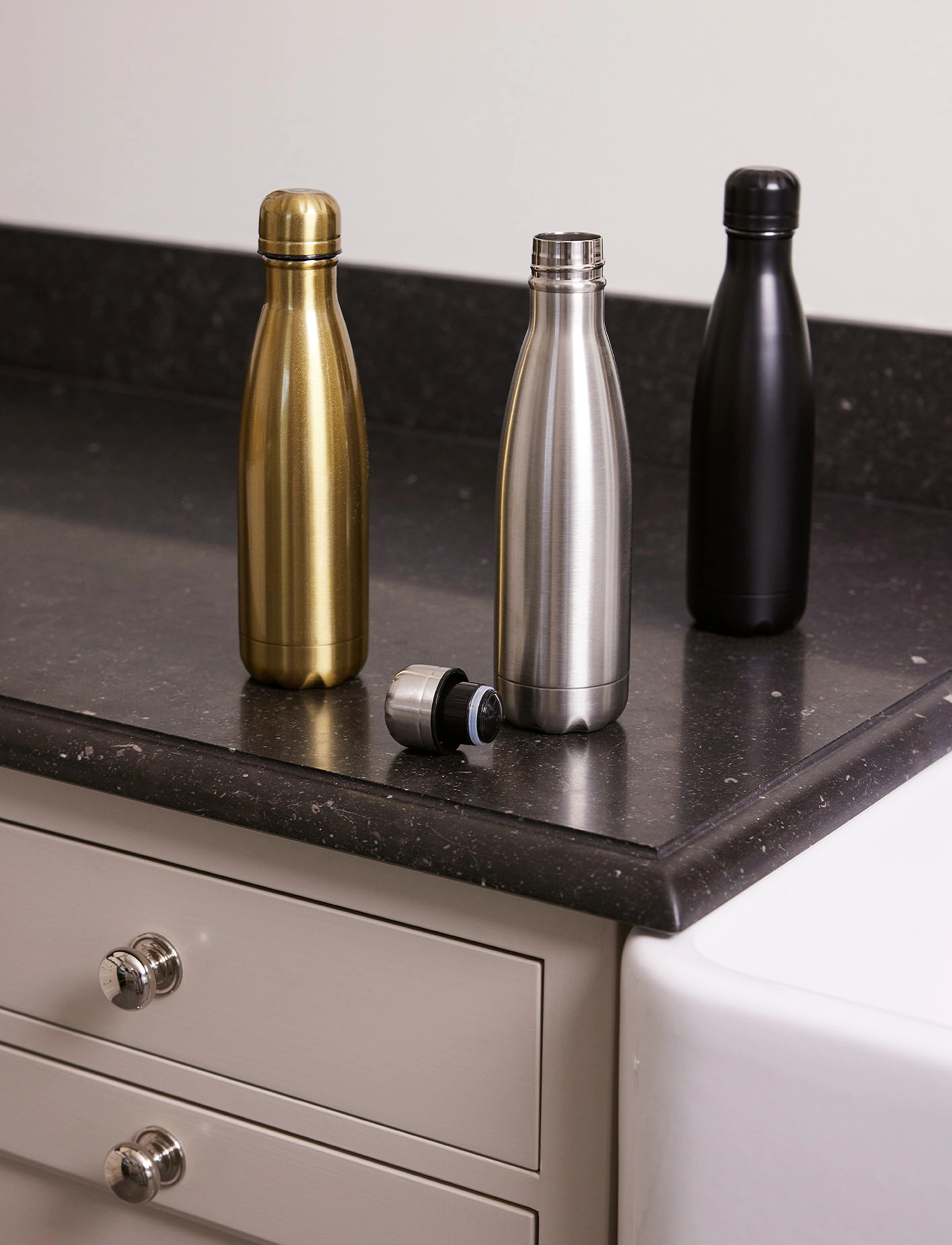 Sagaform Olle Stålflaske, 50 cl, Silver, Køkken > Termoflasker, Unisex