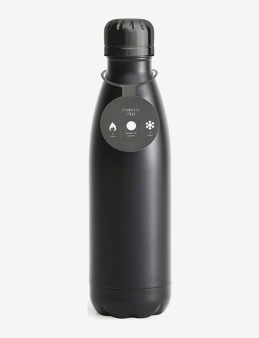 Sagaform - Olle steel bottle - termopudelid - black - 1