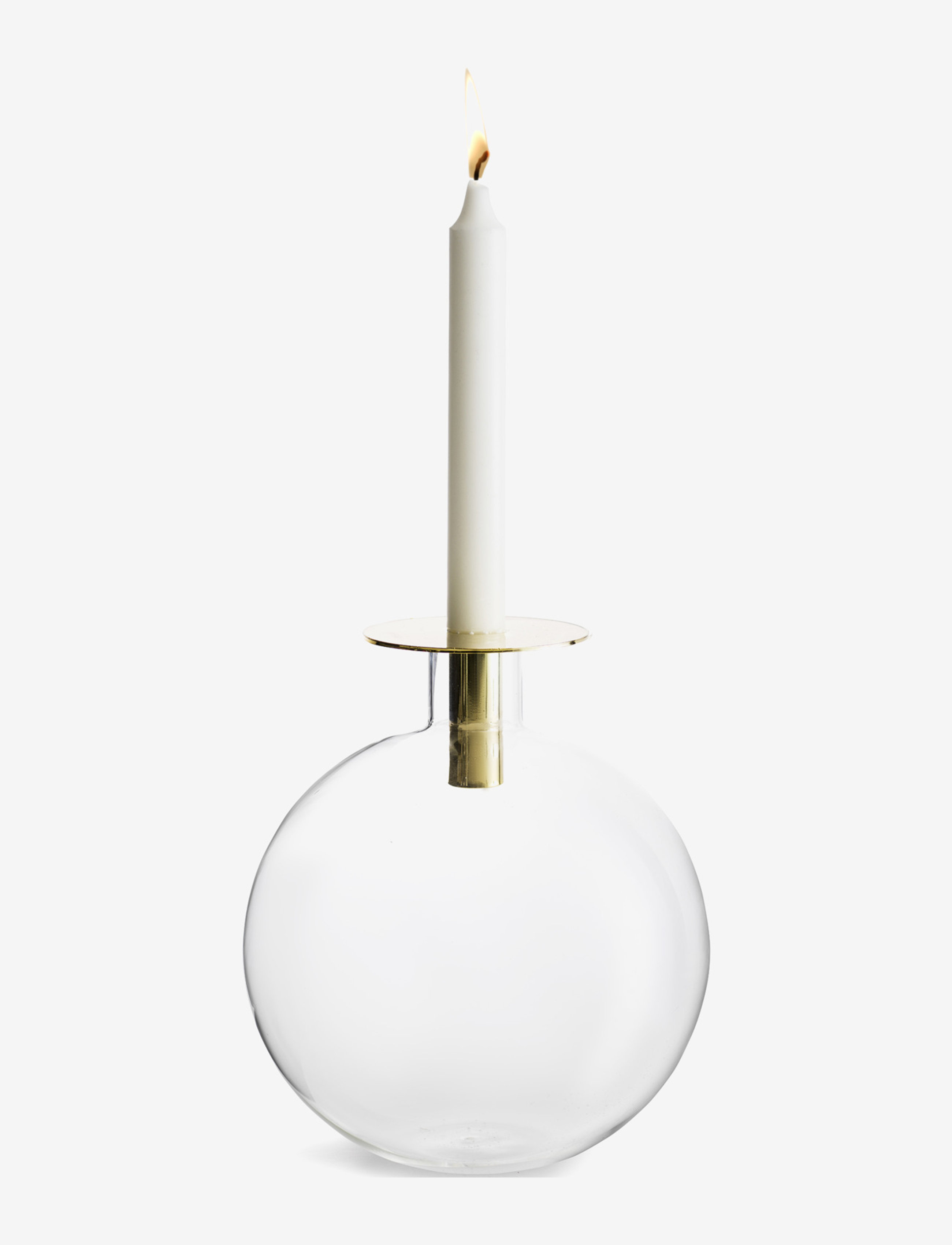Sagaform Top Vase Big, Lysestage & Fyrfadsstage, Guld, Str: H21CM