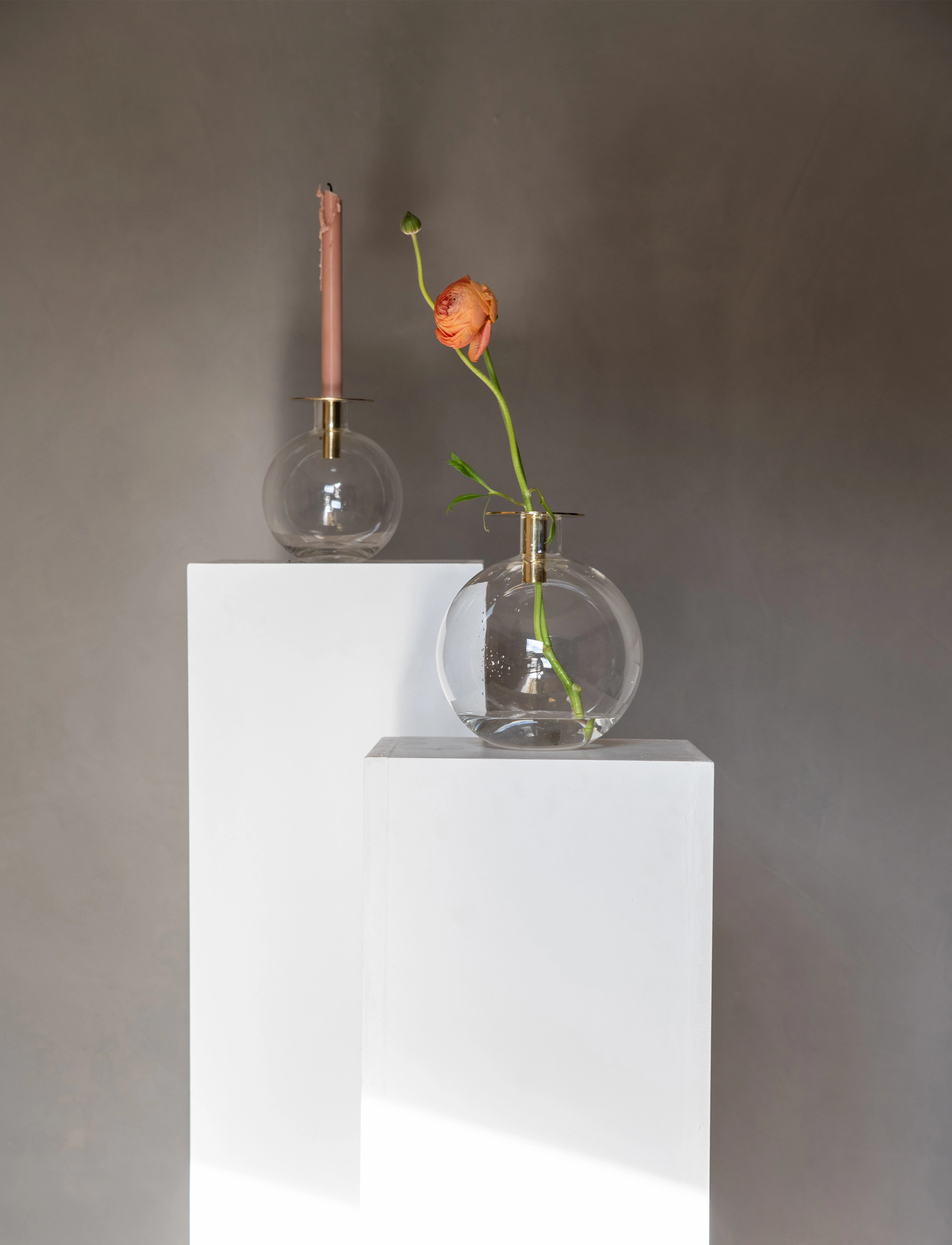 Sagaform Top Vase Big, H21 cm, Decoration, Gold - Candlesticks & Tealight Holders, Homeware