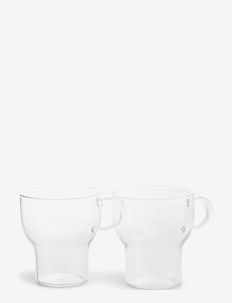 Glass mug 2-pack clear 25 cl, Sagaform
