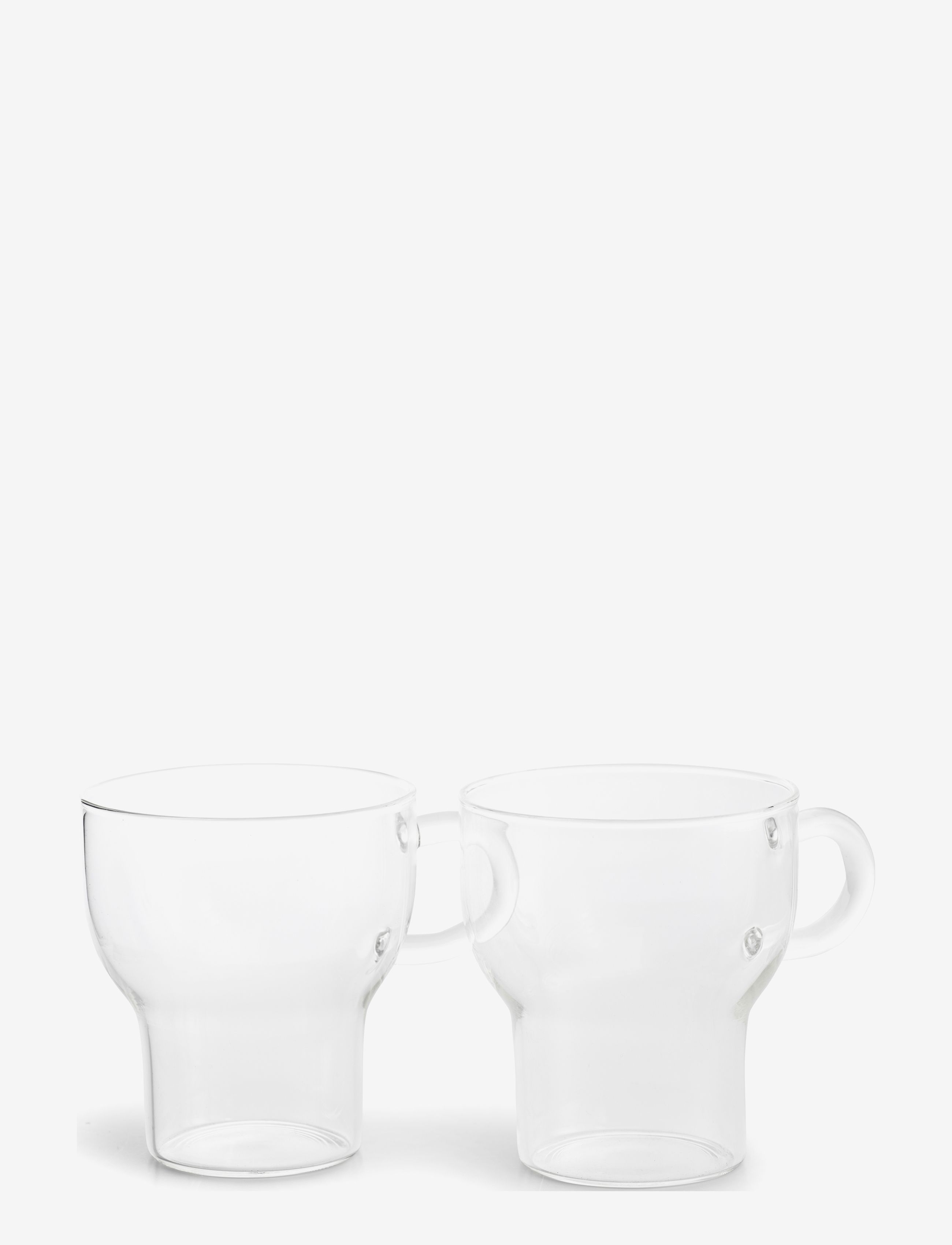 Sagaform Glass mug 2-pack clear 25 cl - Tableware - CLEAR / undefined
