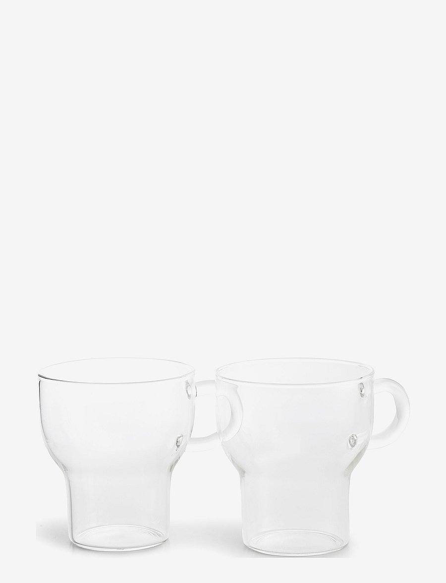 Sagaform - Glass mug 2-pack clear 25 cl - madalaimad hinnad - clear - 0