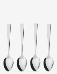 Sagaform - Spoon 4-pack - dessert spoons - silver - 0