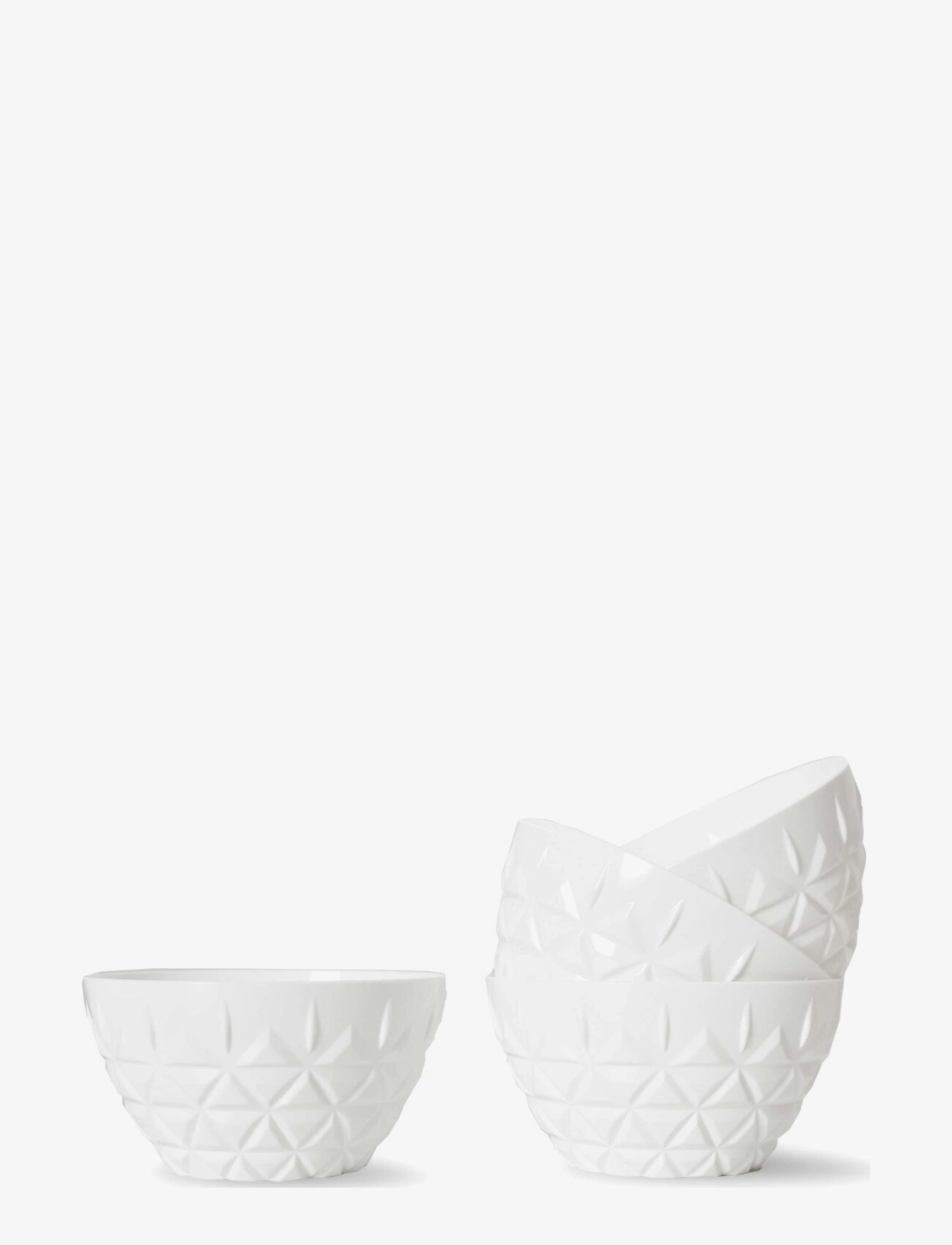 Sagaform Picnic Juni bowl - Piknikutarvikud - WHITE / white