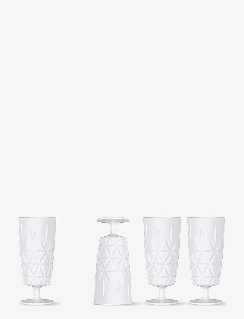 Sagaform - Picnic Juni glass high - nach preis einkaufen - white - 0