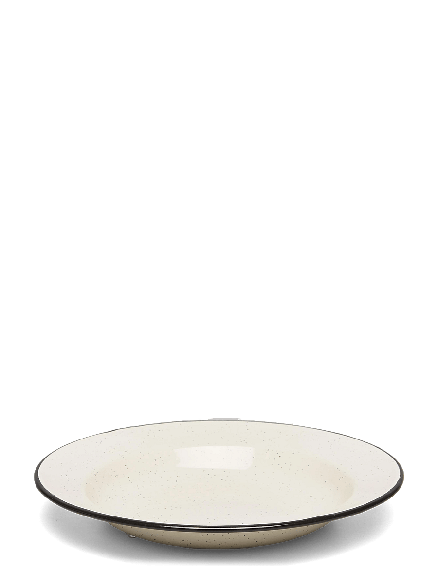 Sagaform - Doris emaljtallrik - die niedrigsten preise - beige - 0