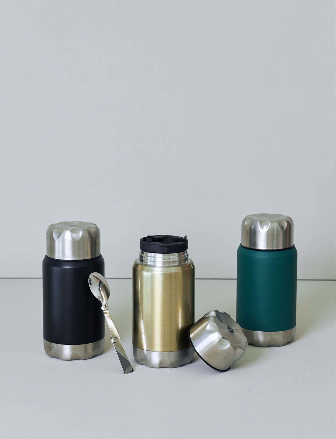 Sagaform - Food thermos Gold 600 ml - lunch boxes & food containers - gold - 1