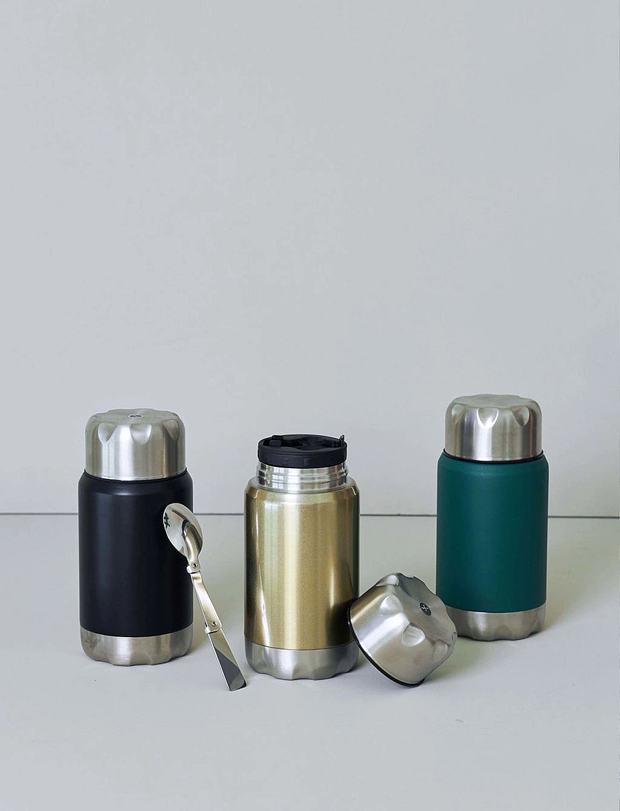 Sagaform - Food thermos Gold 600 ml - wanderausrüstung - gold - 2