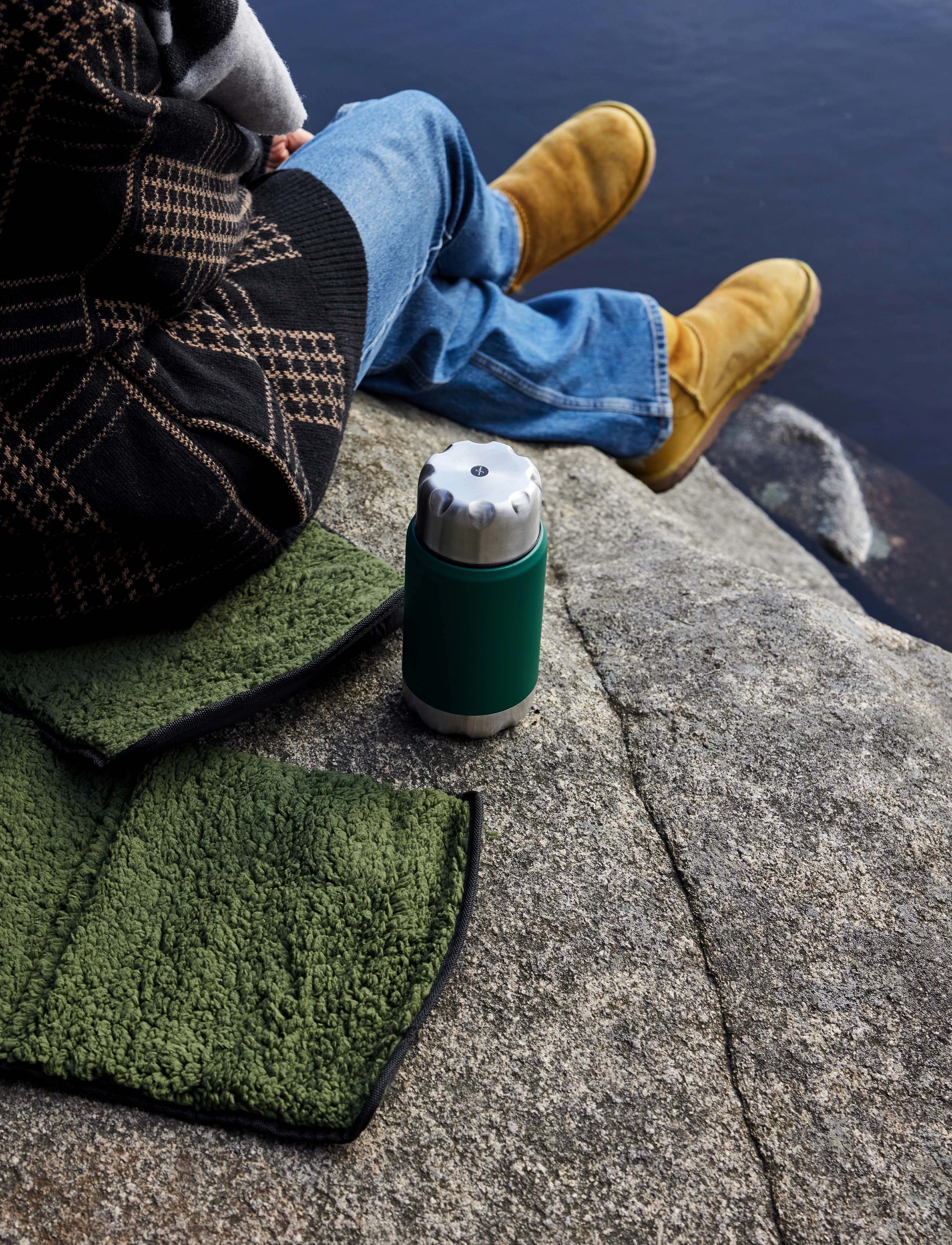 Sagaform Sædehynde, Rullet Sammen, One Size, Green, Tekstiler > Sædepuder, Unisex