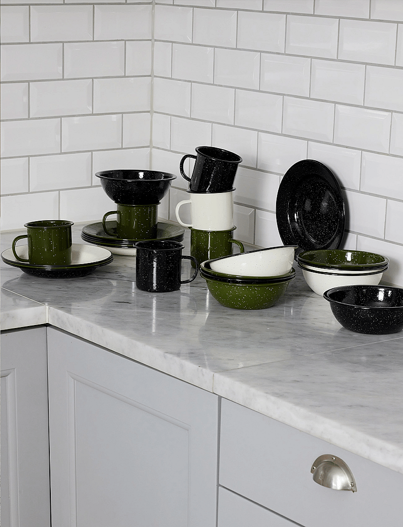 Sagaform - Doris emaljskål - madalaimad hinnad - green - 2