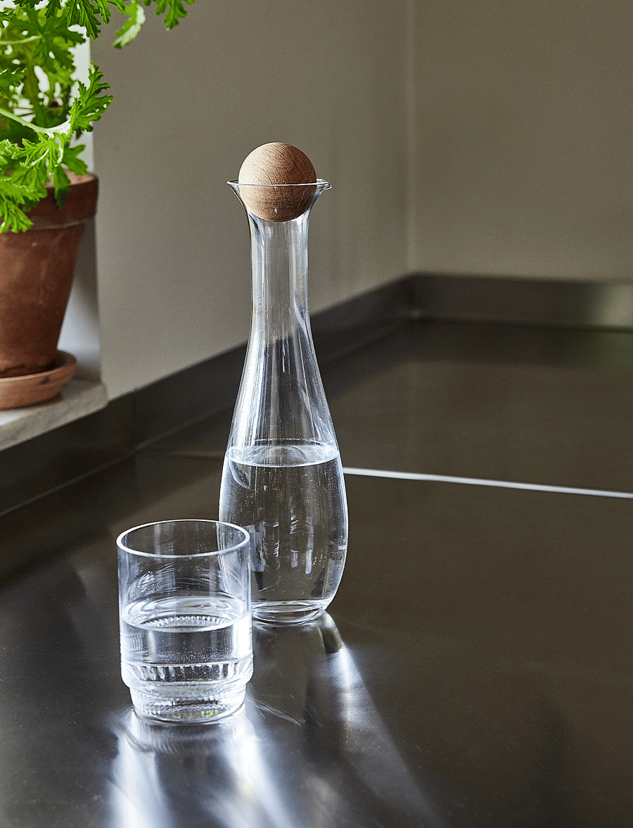 Sagaform - Nature caraffe/bottle - wasserkaraffen - clear - 0