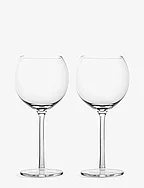Saga wine glass, 2-pack - CLEAR