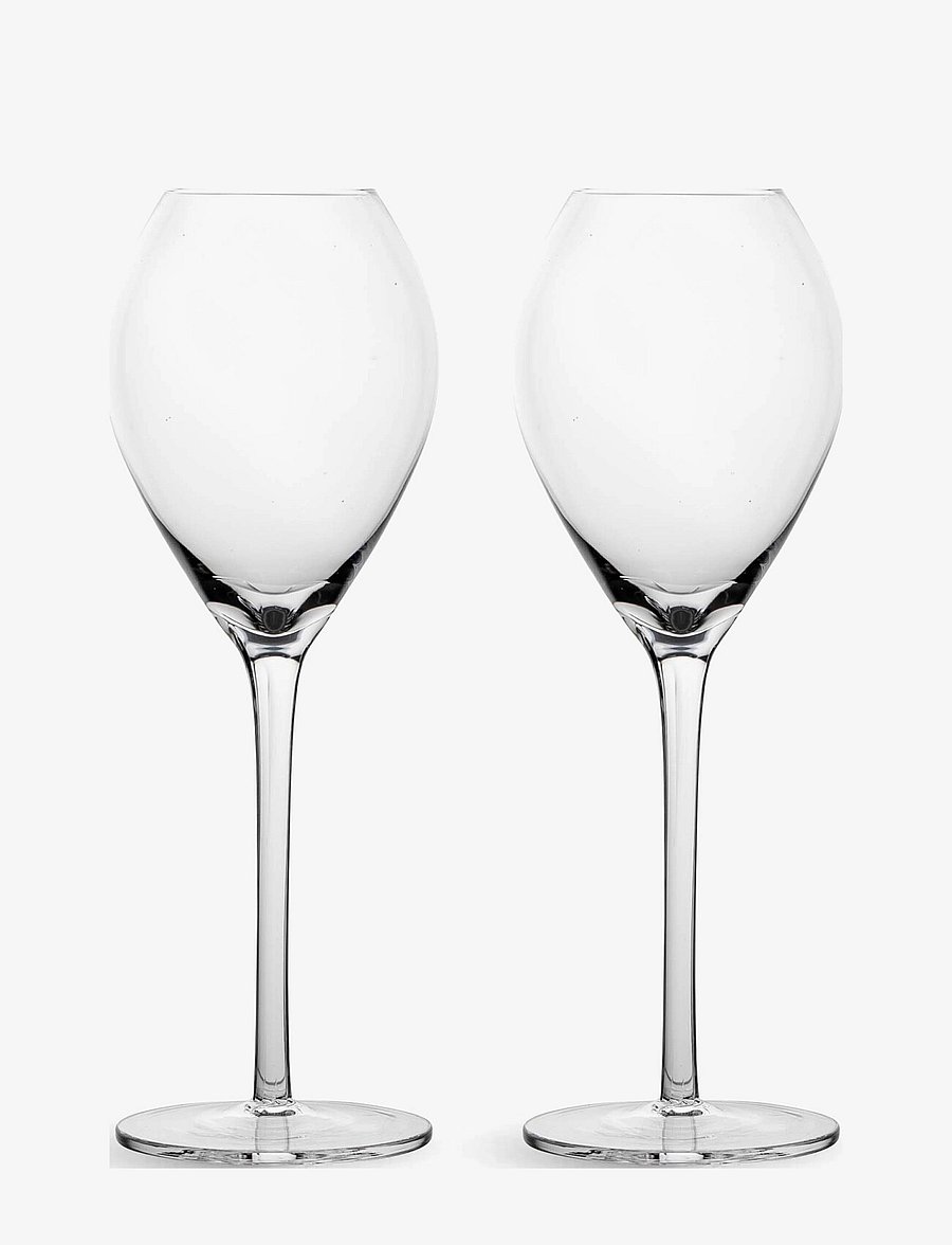 Sagaform - Saga champagne glass, 2-pack - sektgläser - clear - 1