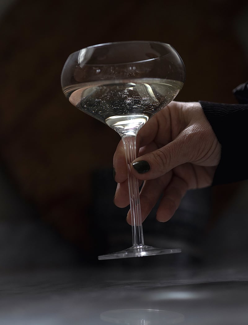 Sagaform - Saga champagne coupe glass, 2-pack - sektgläser - clear - 1