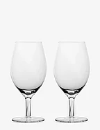 Saga drinking glass, 2-pack - CLEAR