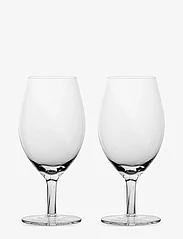 Sagaform - Saga drinking glass, 2-pack - alhaisimmat hinnat - clear - 0