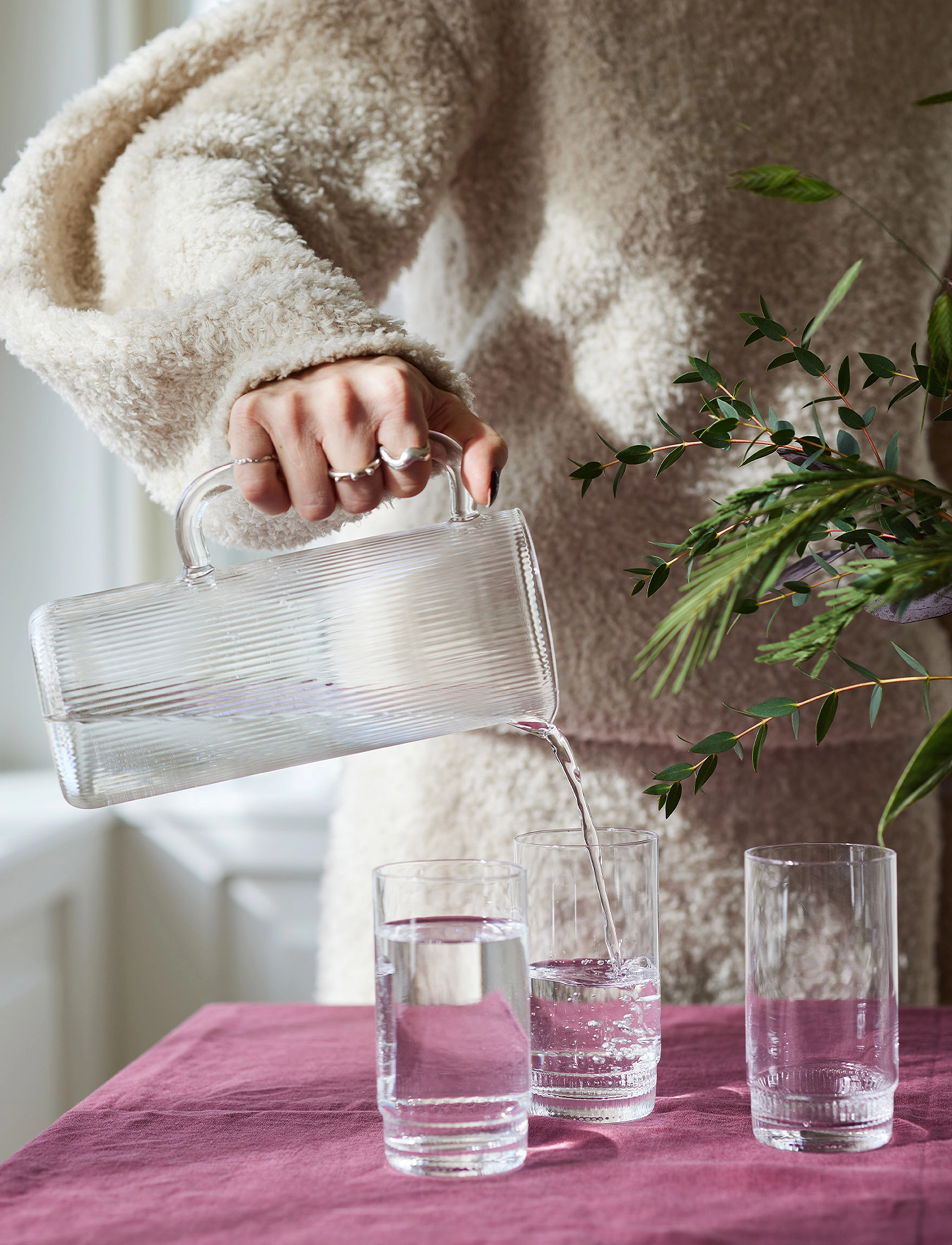 Sagaform Saga Tumbler, Høj, 2-Pak, 34 CL, Glass, Nackt - Drinking Homeware