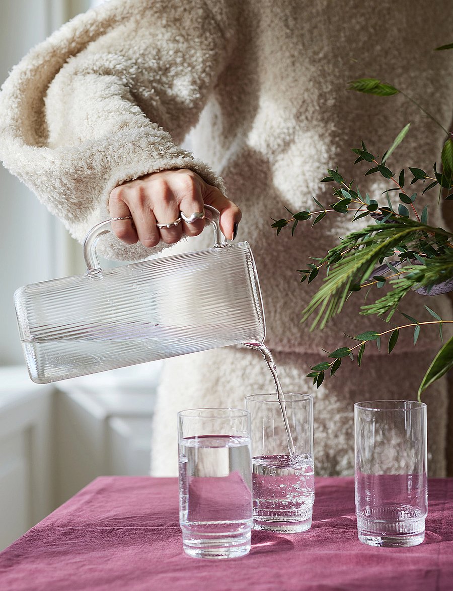Sagaform - Saga tumbler hög, 2-pack - joogiklaasid - clear - 0