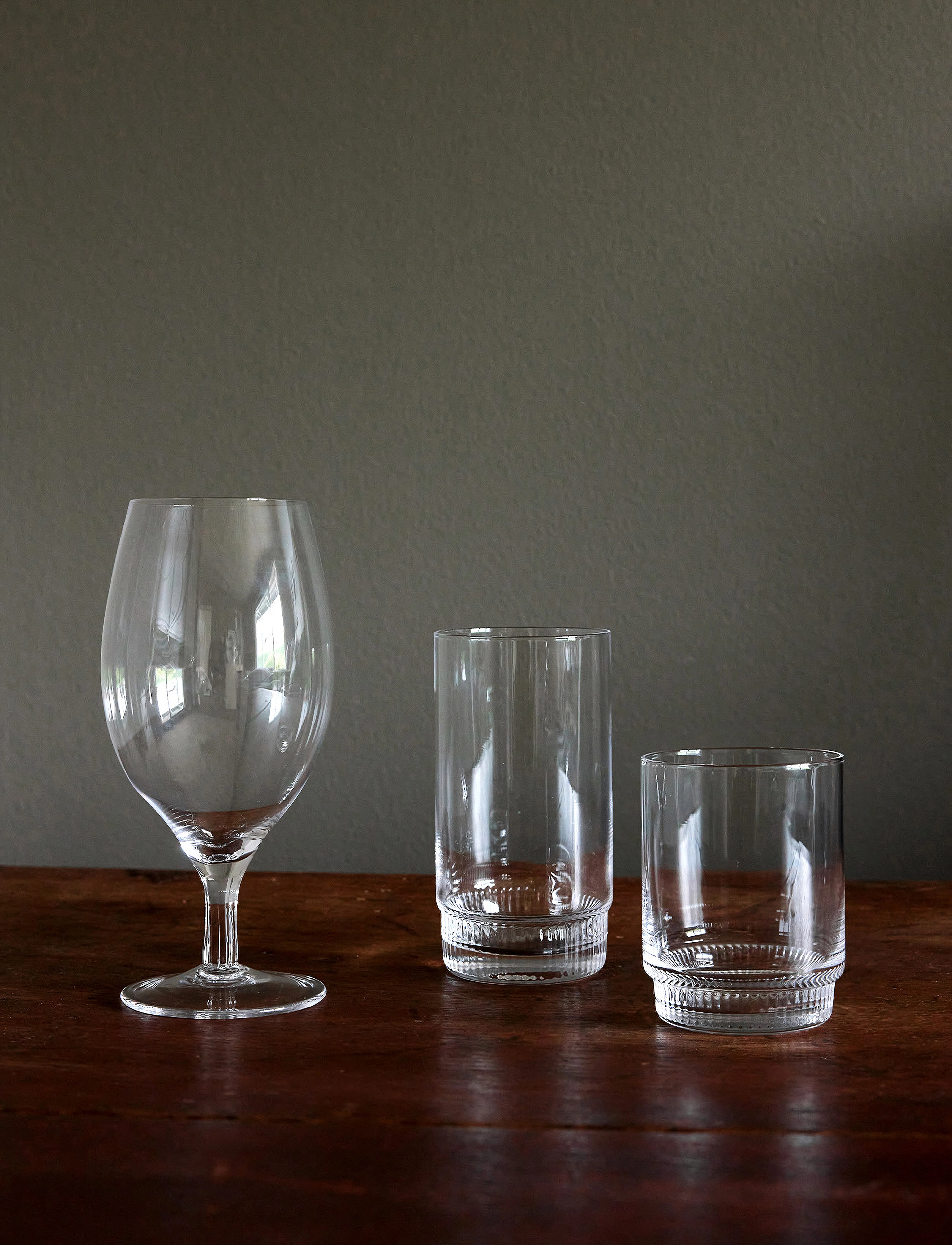 Sagaform - Saga tumbler hög, 2-pack - stiklinės ir bokalai - clear - 2