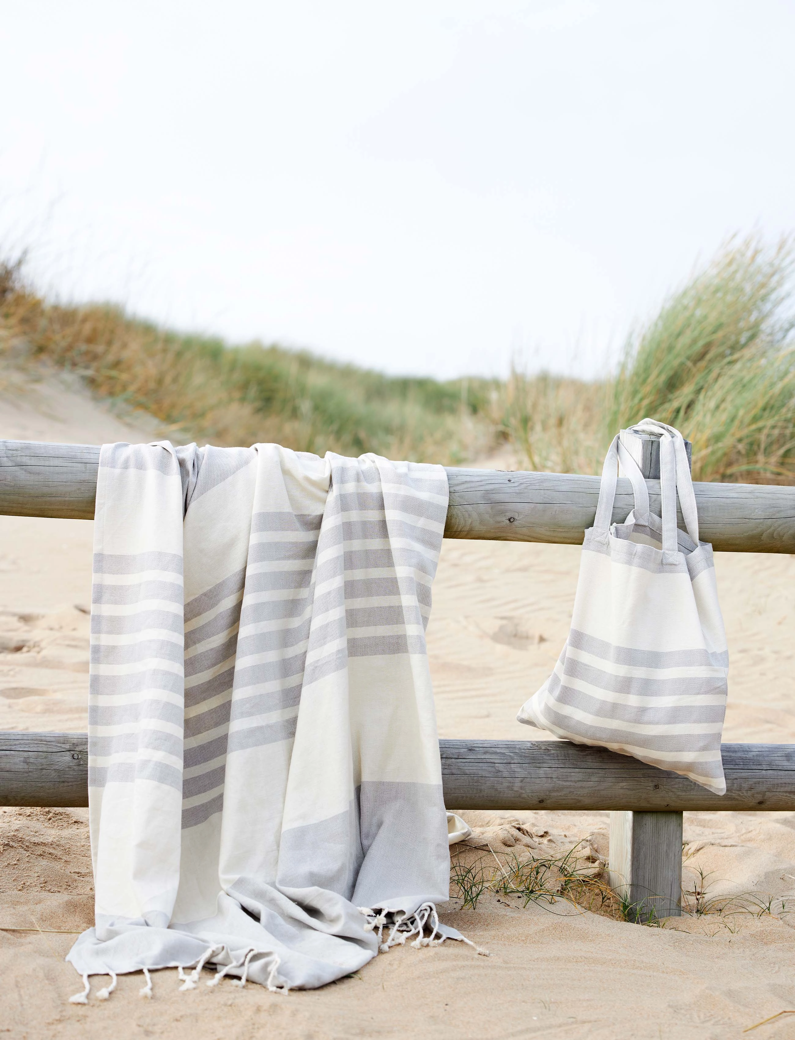 Sagaform Ella Hamam, 145X250 cm, Towels & Bath Towels, Beige - Homeware