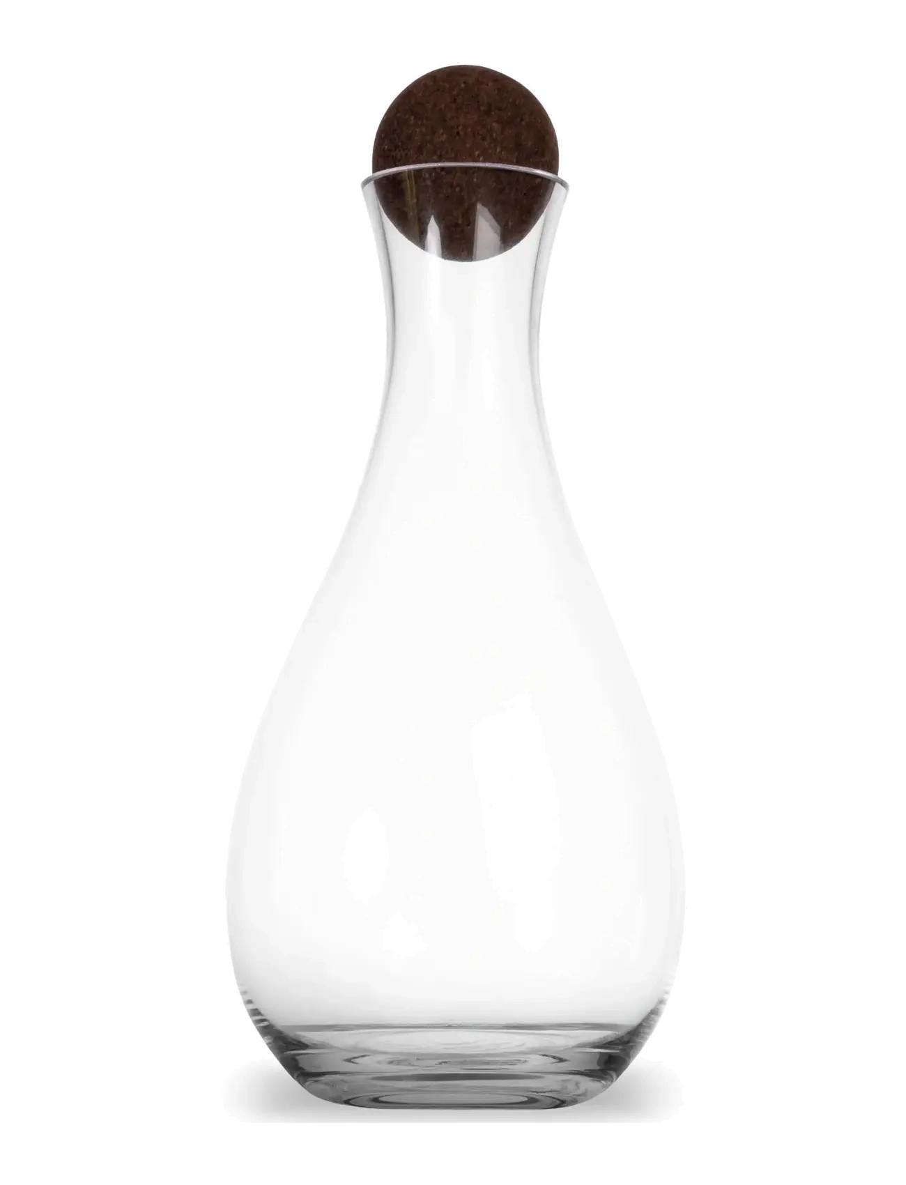 Sagaform Nature vinkaraff med korkkula - Visa allt - KLAR/MÖRKBRUN / clear