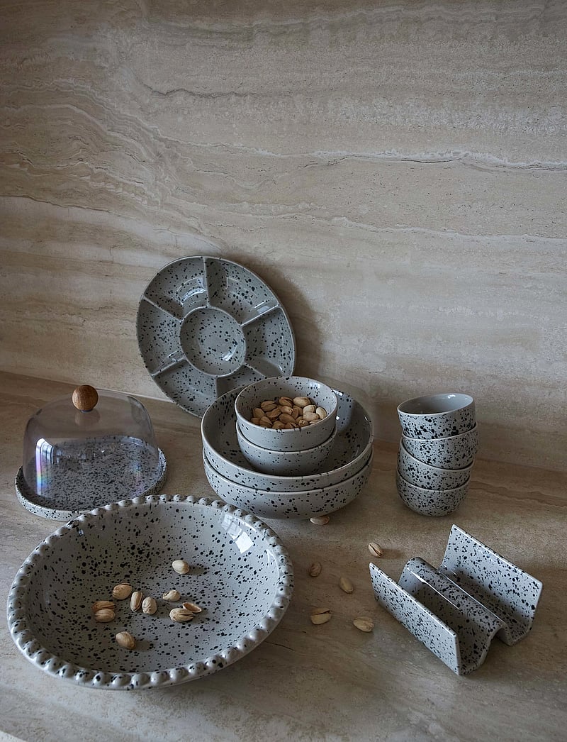 Sagaform - Ditte ostkupa - käsedosen - grÅ/svart - 1