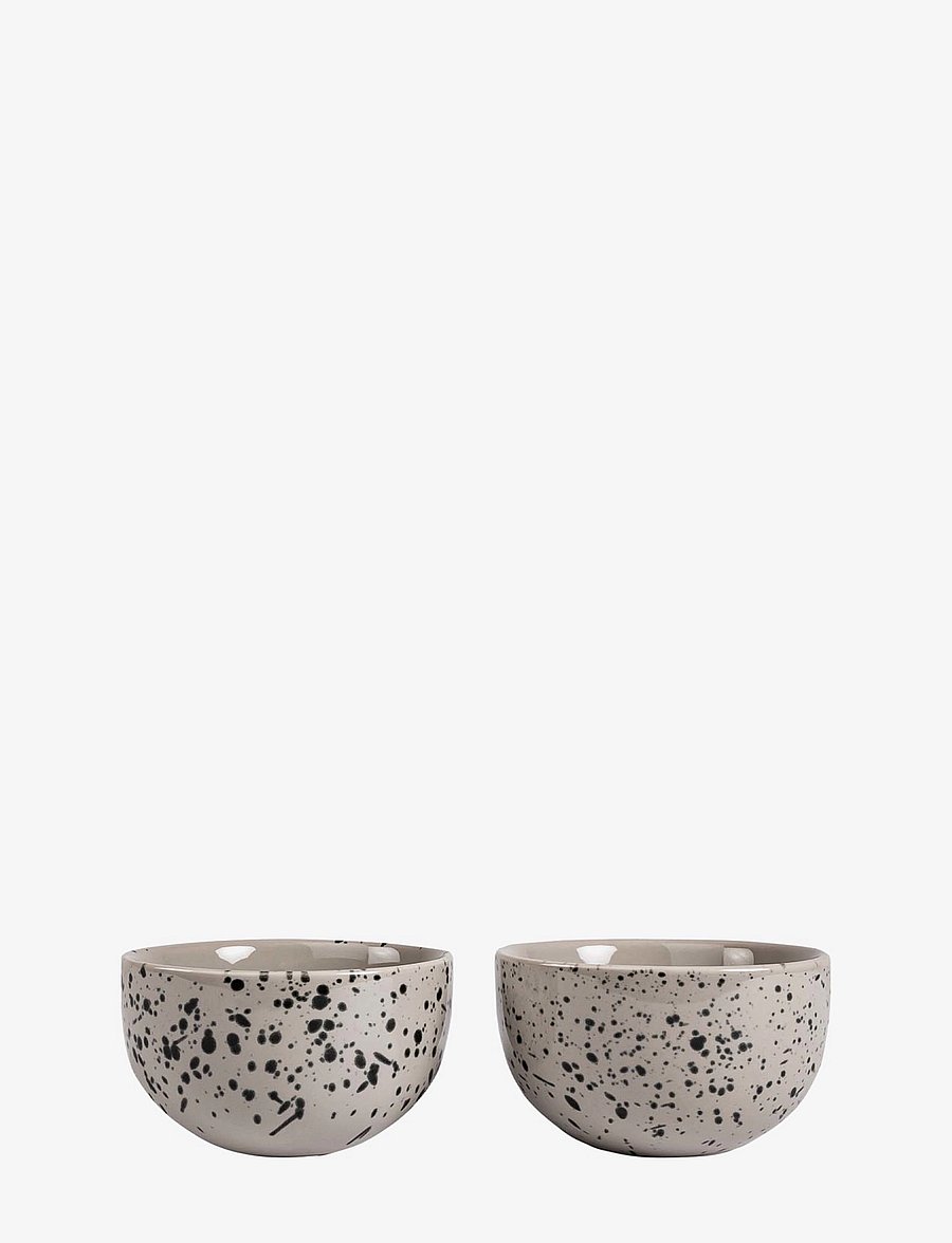 Sagaform - Ditte liten skål 2-pack - die niedrigsten preise - grÅ/svart - 0