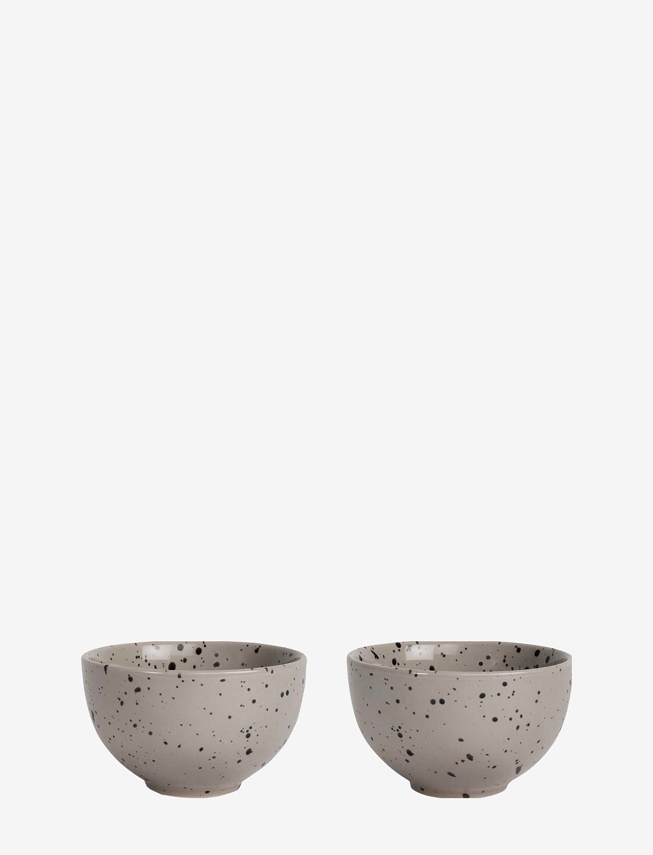 Sagaform - Ditte skål 2-pack - lägsta priserna - grÅ/svart - 0