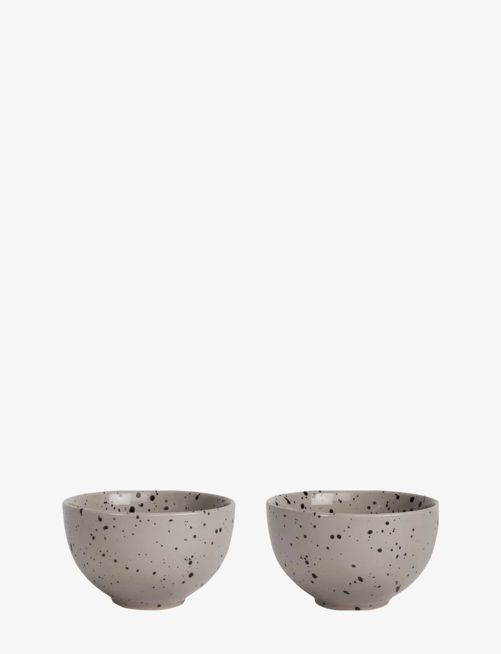 Sagaform - Ditte skål 2-pack - müslischalen - grÅ/svart - 0