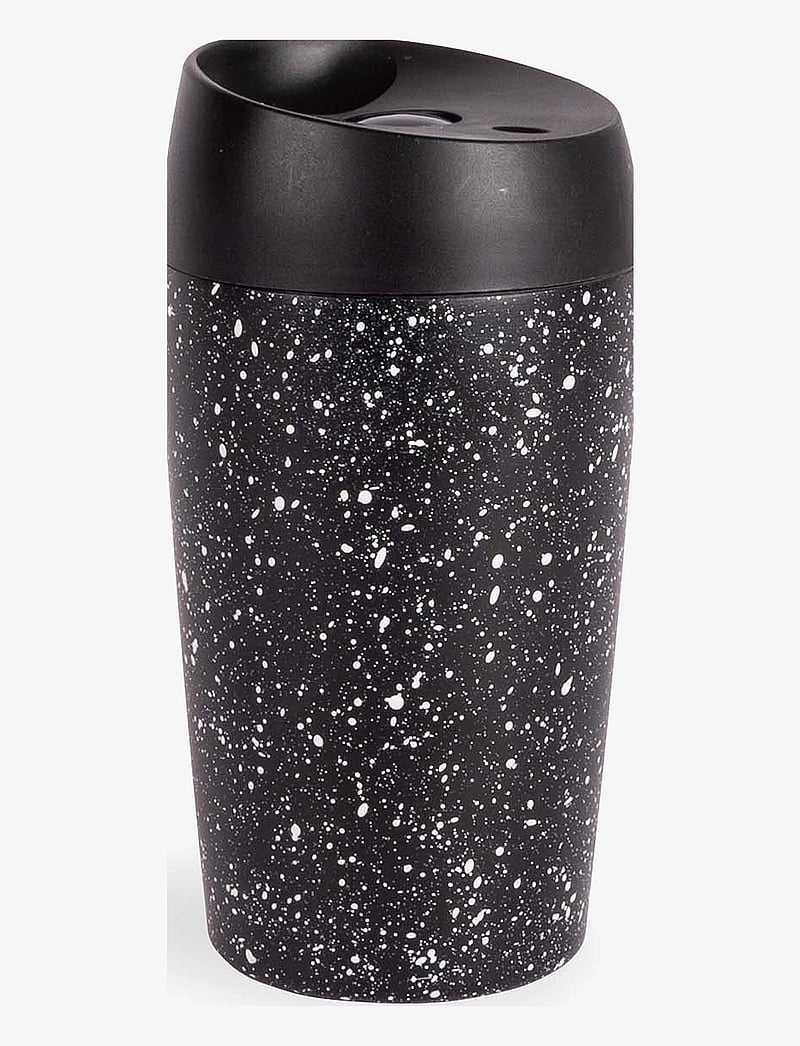 Sagaform - Loke bilmugg, låsbar tryckfunktion - madalaimad hinnad - svart/vit - 0