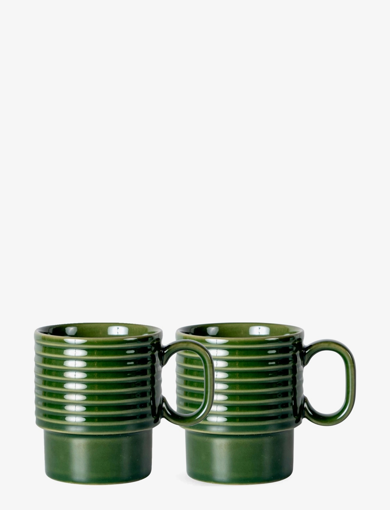Sagaform Coffee & More Mug 2-Pack, Coffee Kop, Grøn, Str: 25 CL