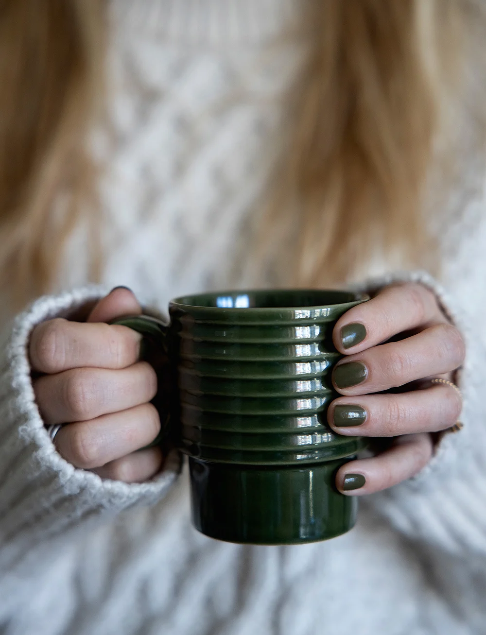 Sagaform - Coffee & More Mug 2-pack - kaffetassen - green - 3