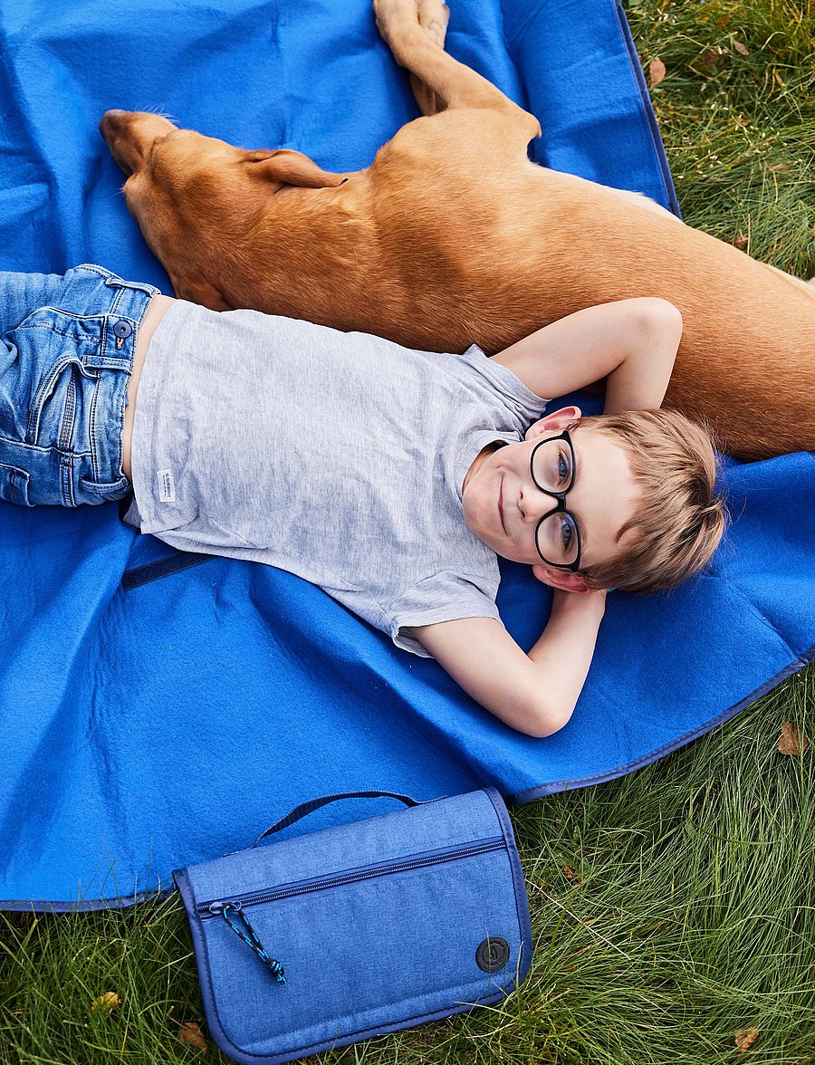 Sagaform - City picnic blanket - piknikutarvikud - blue - 0