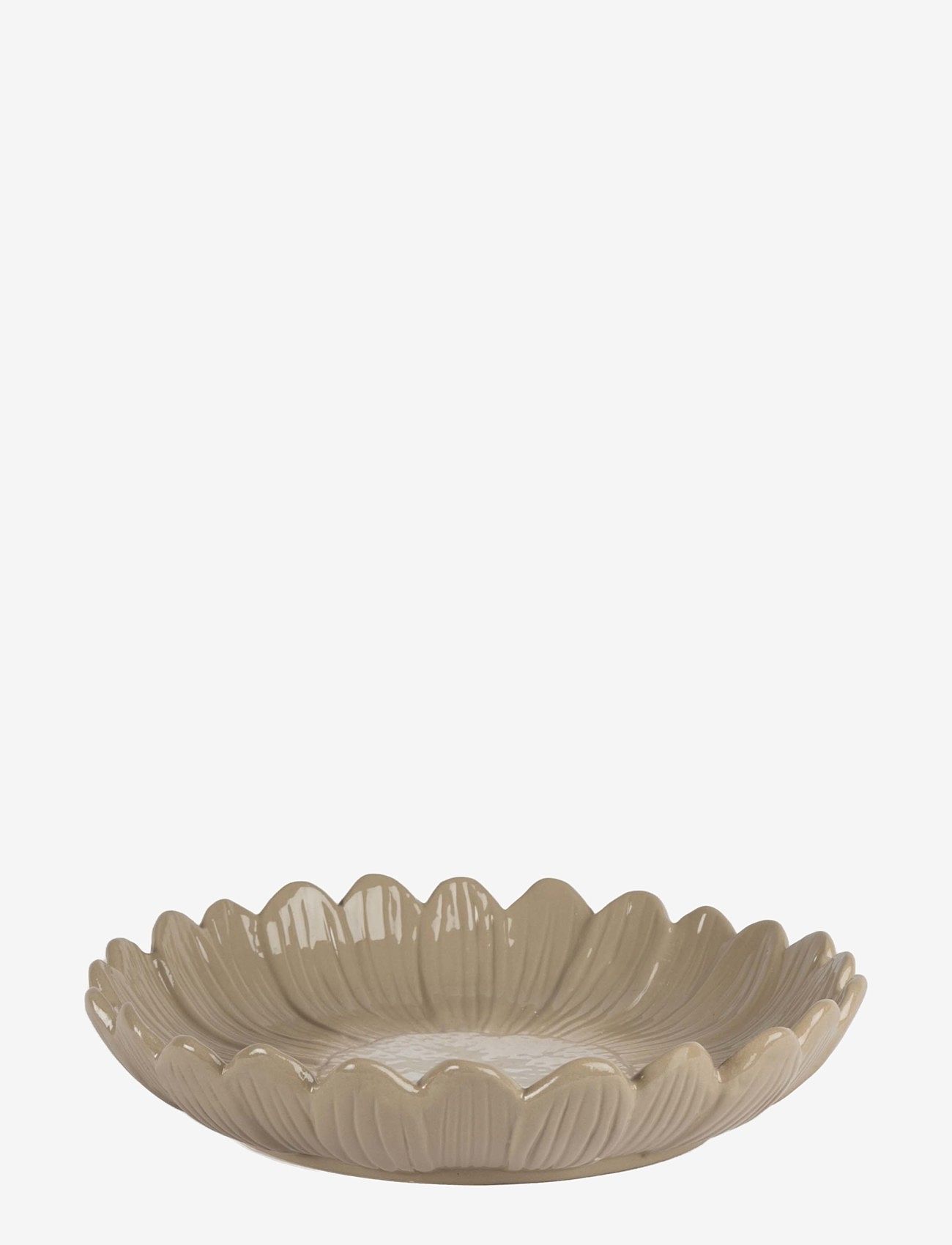 Sagaform - Dagny deep plate medium - serving platters - beige - 1