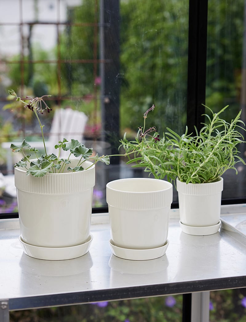 Sagaform - Elise Pot - blumentöpfe - white - 1