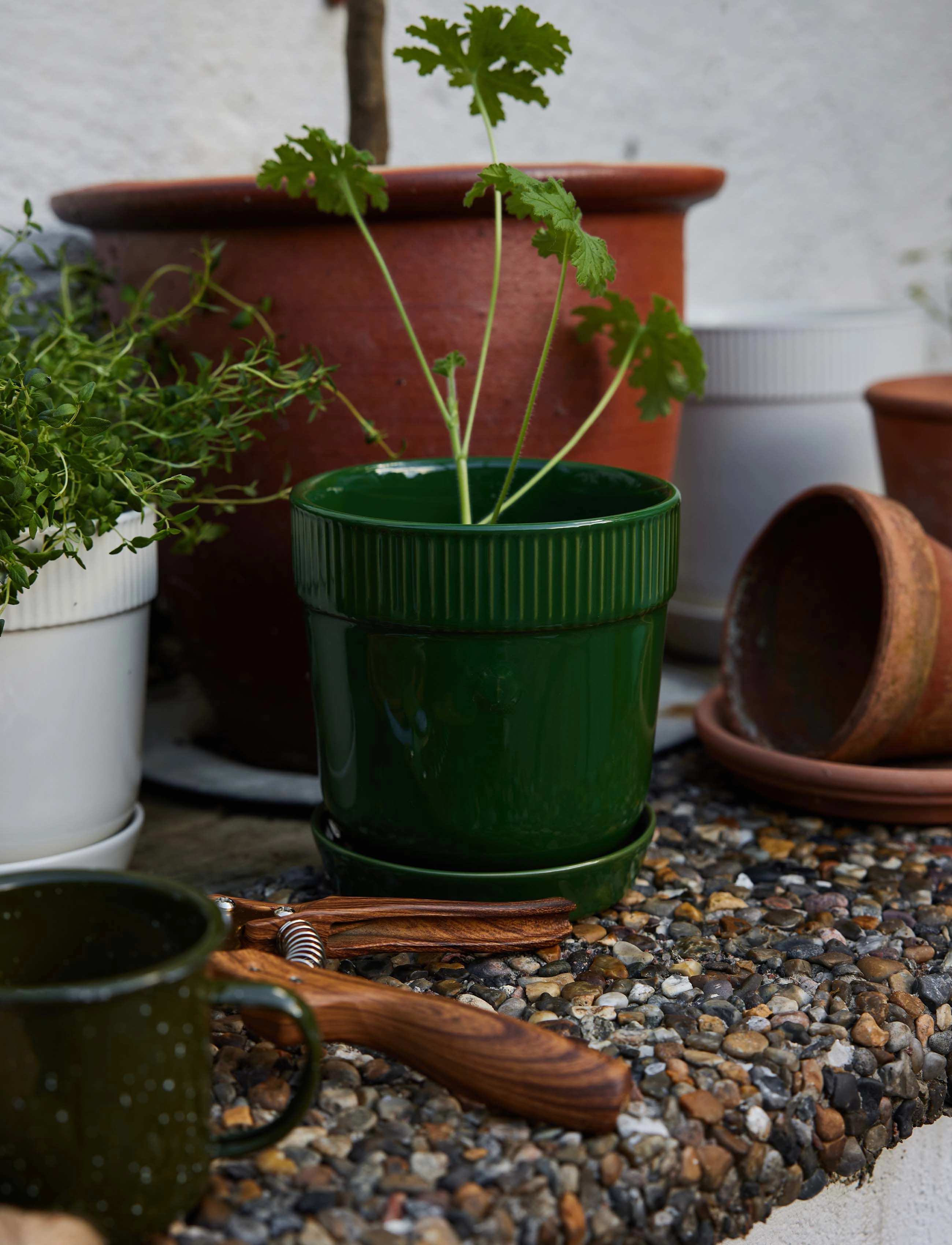 Sagaform Elise Pot, One Size, Decoration, Grün - Flower Pots, Homeware