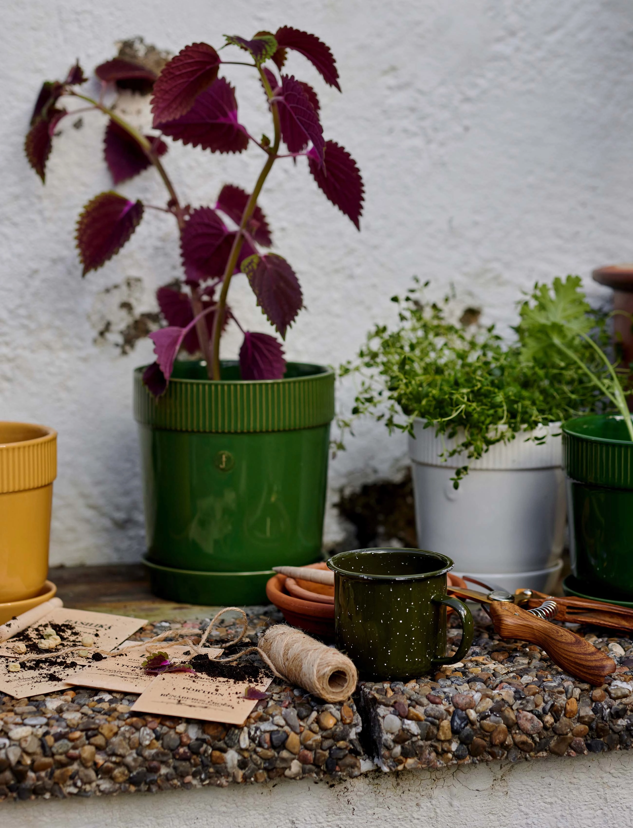 Sagaform Elise Pot, One Size, Decoration, Grün - Flower Pots, Homeware
