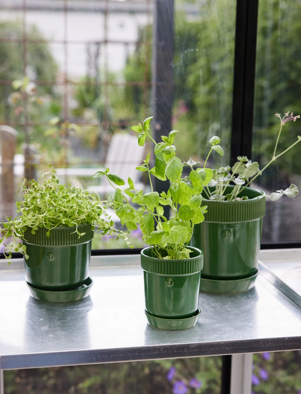 Sagaform - Elise Pot - blumentöpfe - green - 2