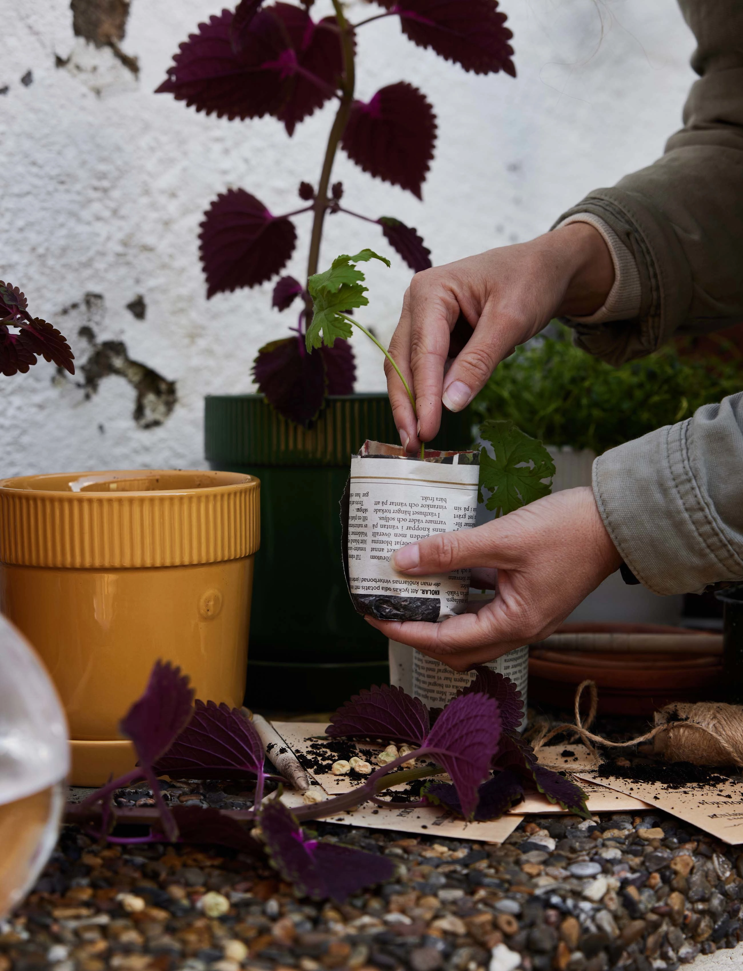 Sagaform Elise Pot, One Size, Decoration, Gelb - Flower Pots, Homeware