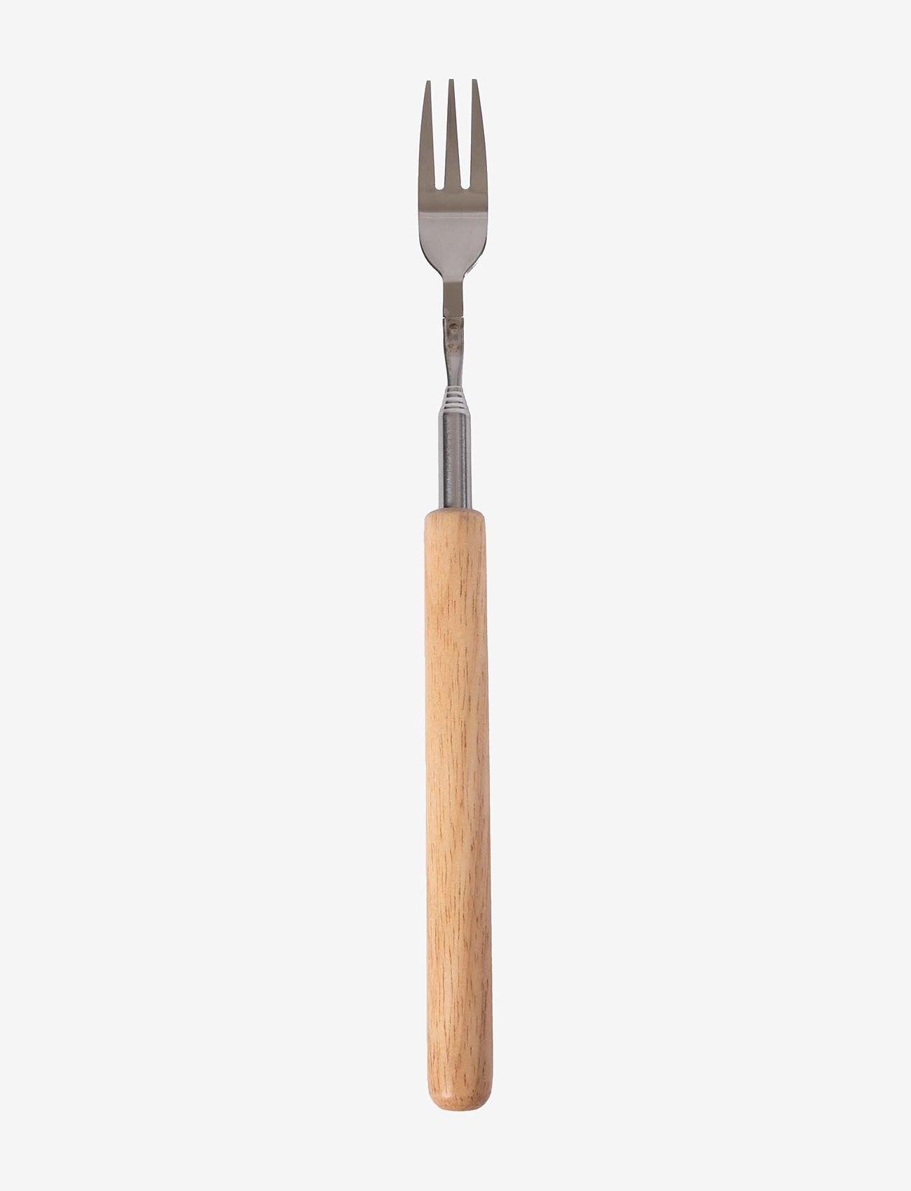 Sagaform - Fredde sausage fork - mažiausios kainos - brown/silver - 0