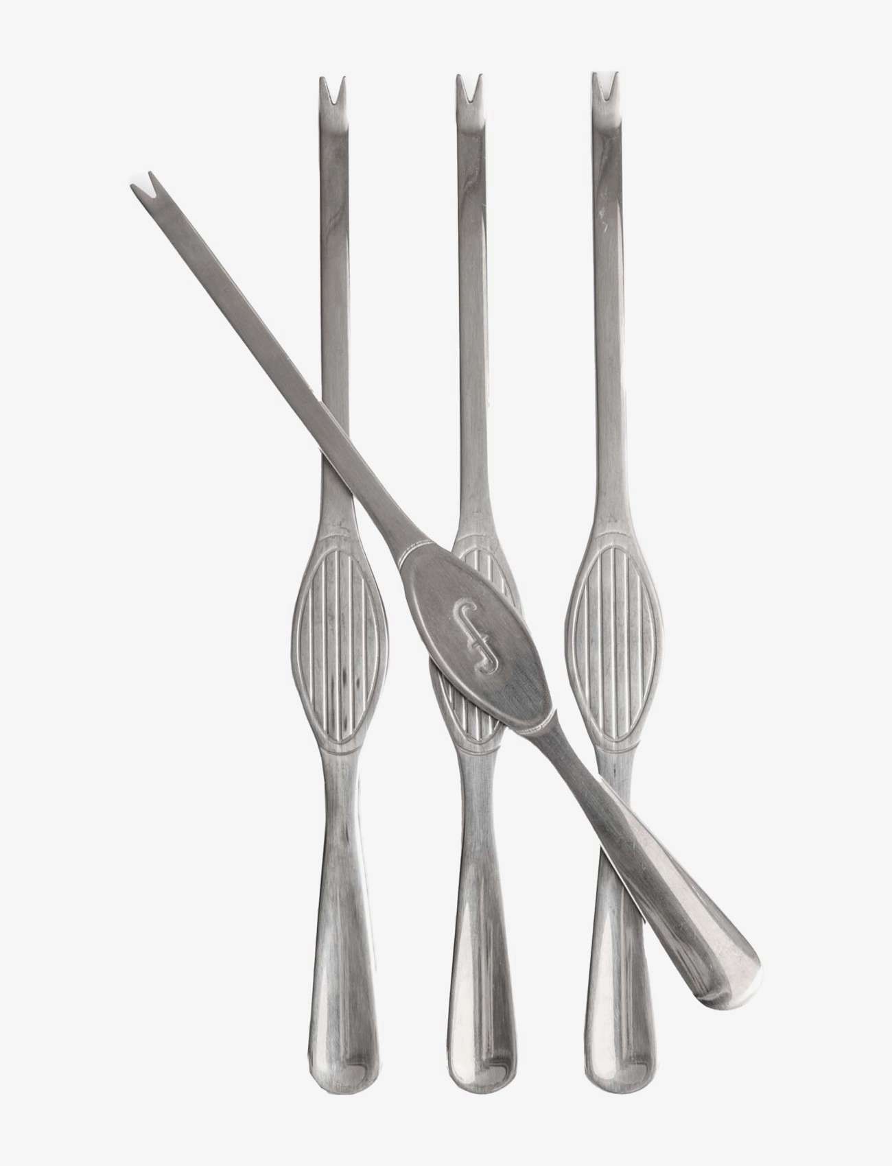 Sagaform Sivan Seafood Cracker 4 Pcs Set, Seafood Cutlery Sæt, Sølv, Str: ONE SIZE