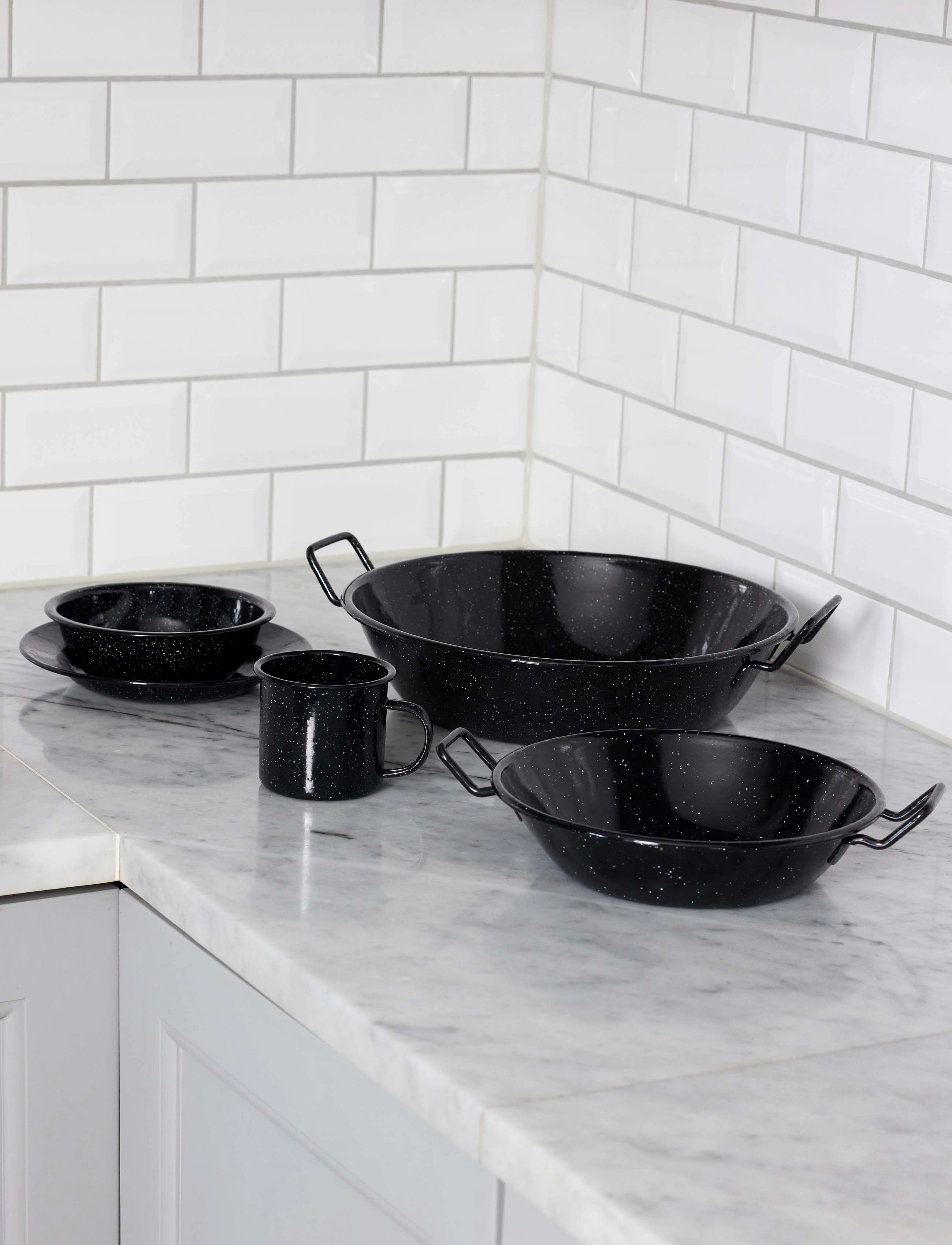 Sagaform - Doris enamel pan small - black - 1